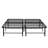 Metal Mattress Foundation Full Bed Frame - Black, Strong And , Supports Effectively, No Box Spring Needed, Has Ample Under Storage Size Construction For Durability, Support, Extra Storage, Easy-219648776