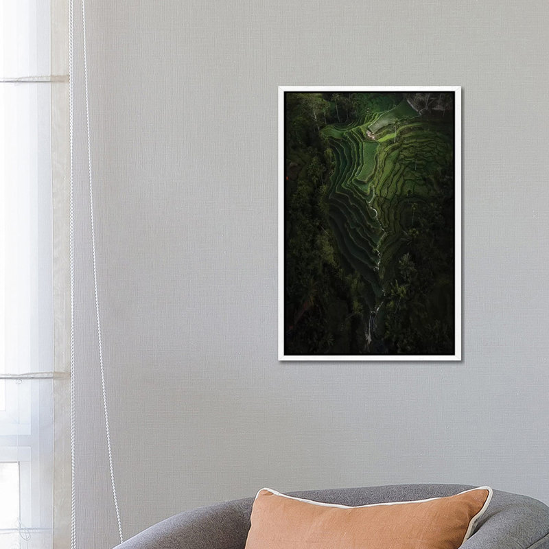 Bali IV 1 Piece Wall Art on Canvas, 66.04cm H x 45.72cm W x 3.81cm D, White Framed