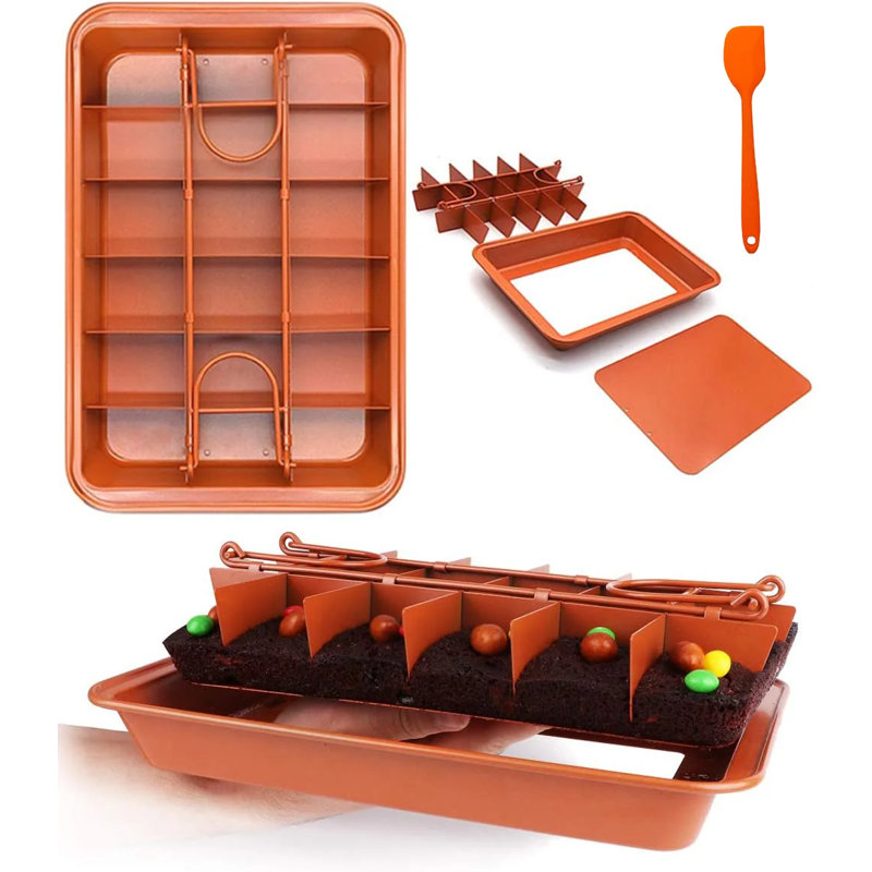 Ensemble de plats de cuisson antiadhésifs en acier inoxydable 1 pièce NIERBO