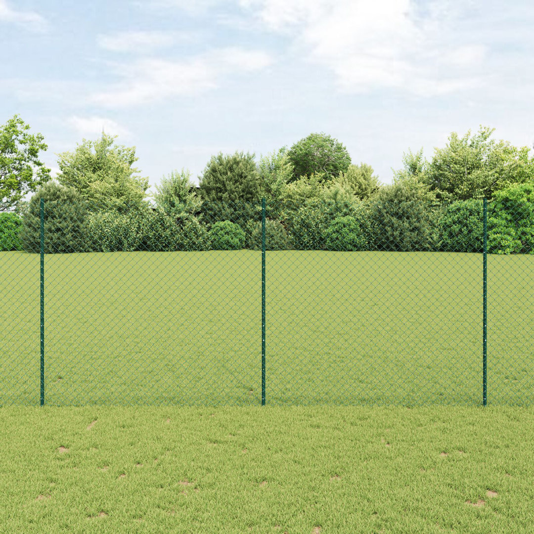 140cm H x 1000cm W Steel Border Fencing