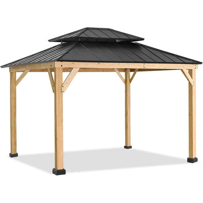 Solid Wood Patio Gazebo
