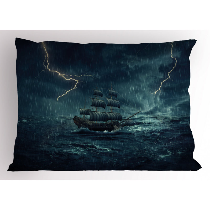 Polyester Toile Sham Set, King