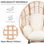 Fauteuil de patio en osier PE-1025786741-1025786740