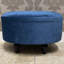Stylish Callan 40cm Velvet Oval Ottoman – Luxurious Solid Colour Footstool for Office, Living Room & Bedroom Décor-36297239