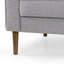 Canapé en tissu sergé beige Bisera-608607130