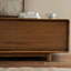 Meuble télé rétro en bois massif simple