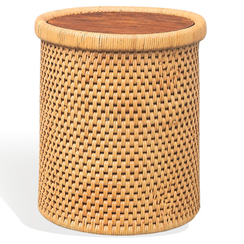 Table d'appoint en rotin Vincenza