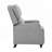 Fabric Upholstered Push Back Reclining Chair, Comfortable and Durable Solid Wood Frame, Transitional Style Furniture for Modern Living-1169159939