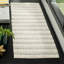 Tapis rayé en soie de bambou Russo-1180381438