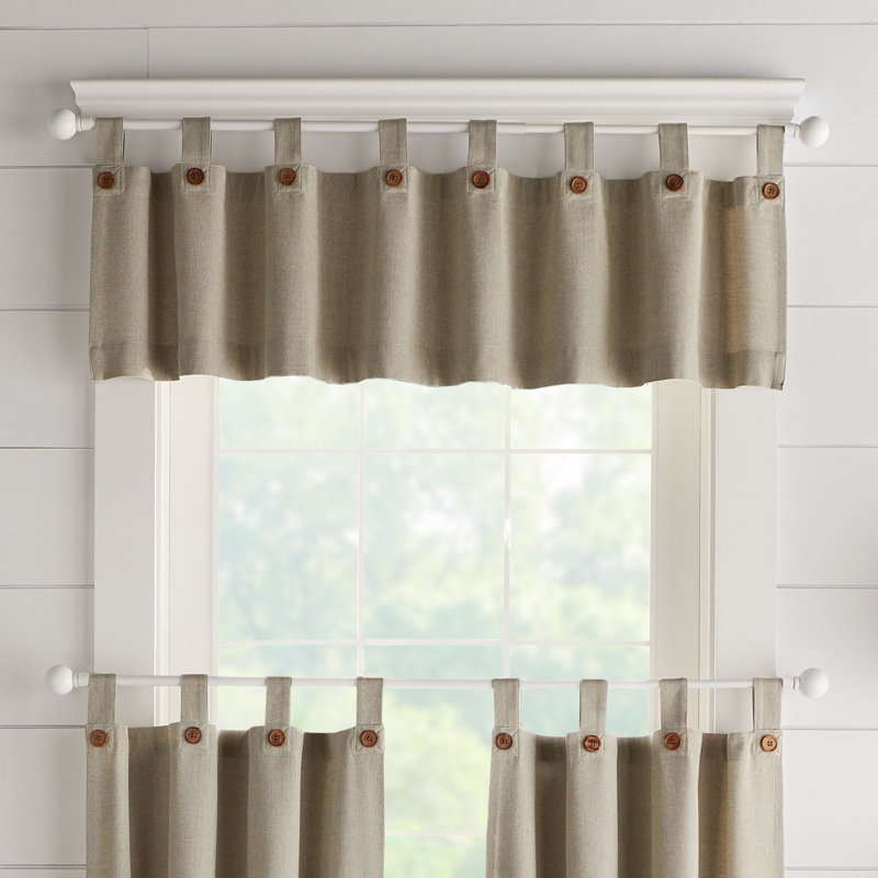 Cantonnière sur mesure 60 po Irmlinde, Gris