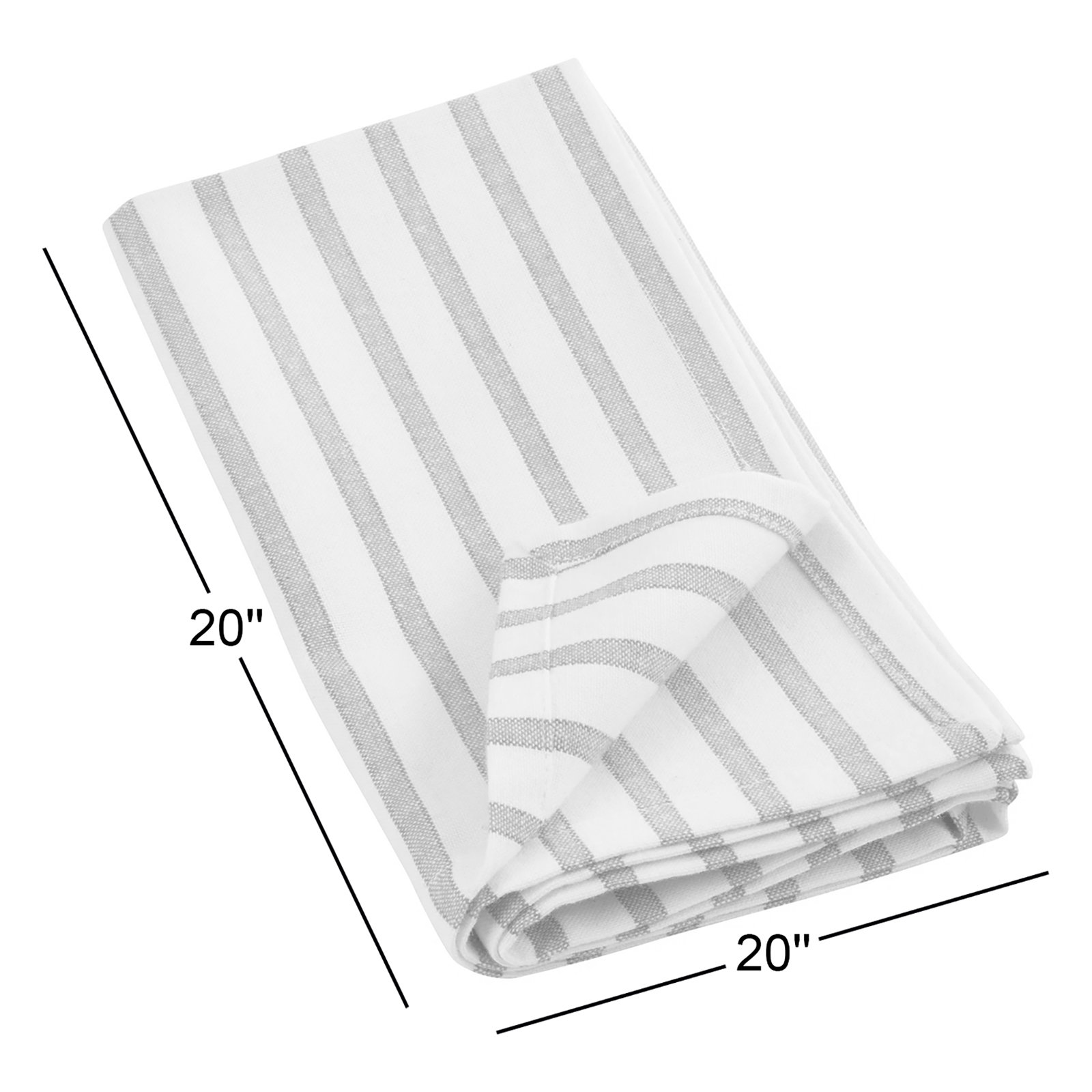 Enora Reversible Cotton Napkin, Navy Blue