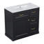 Meuble-lavabo de 36 pouces avec lavabo, armoire avec 4 tiroirs, porte à fermeture en douceur et tablette réglable, lavabo en céramique, meuble-lavabo moderne pour l'organisation de la salle de bain, finition noire-1348258057