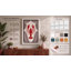 Symmetry in Red Geometric - Wrapped Canvas-333558595-333558616