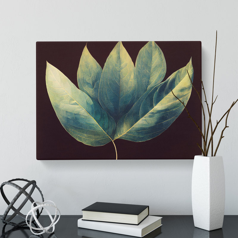 Innovative Leaf - Wrapped Canvas, 35cm H x 50cm W x 3cm D
