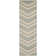 Sanyla Hand Tufted Wool/Cotton/Latex Chevron Rug in Gray/Beige