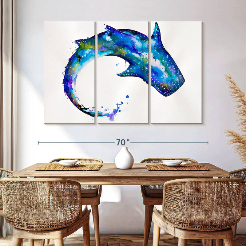 Brampt Celestial Shark, 42" H x 65" W