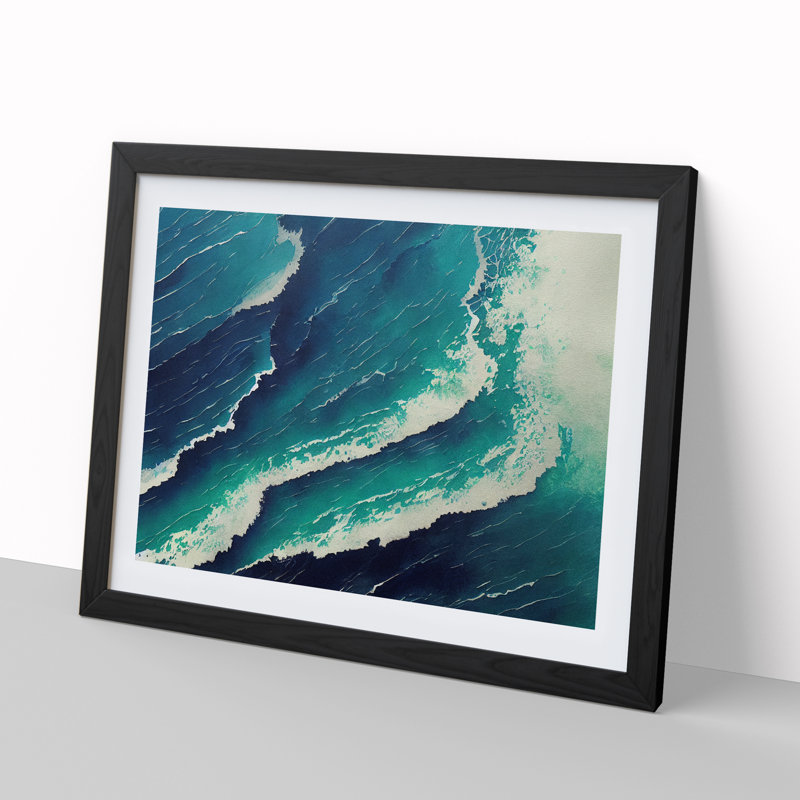 Ocean Vol.2 - Framed Print, Black, 34cm H x 46cm W x 2cm D