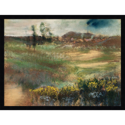 Edgar Degas's Landscape With Smokestacks Print