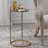 Penfold Mirrored Glass Top End Table