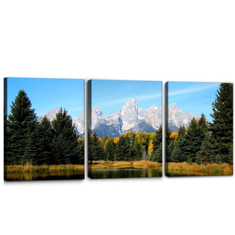 3 Piece Wrapped Canvas Wall Art