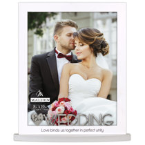 Mr & Mrs Scroll Wedding Frame, 7.75