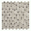 Pixie 3/4 in. Penny Glass Mosaic Wall Tile-50639079