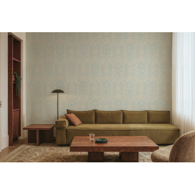 Columnar Bloom - Cloud Blue Wallpaper