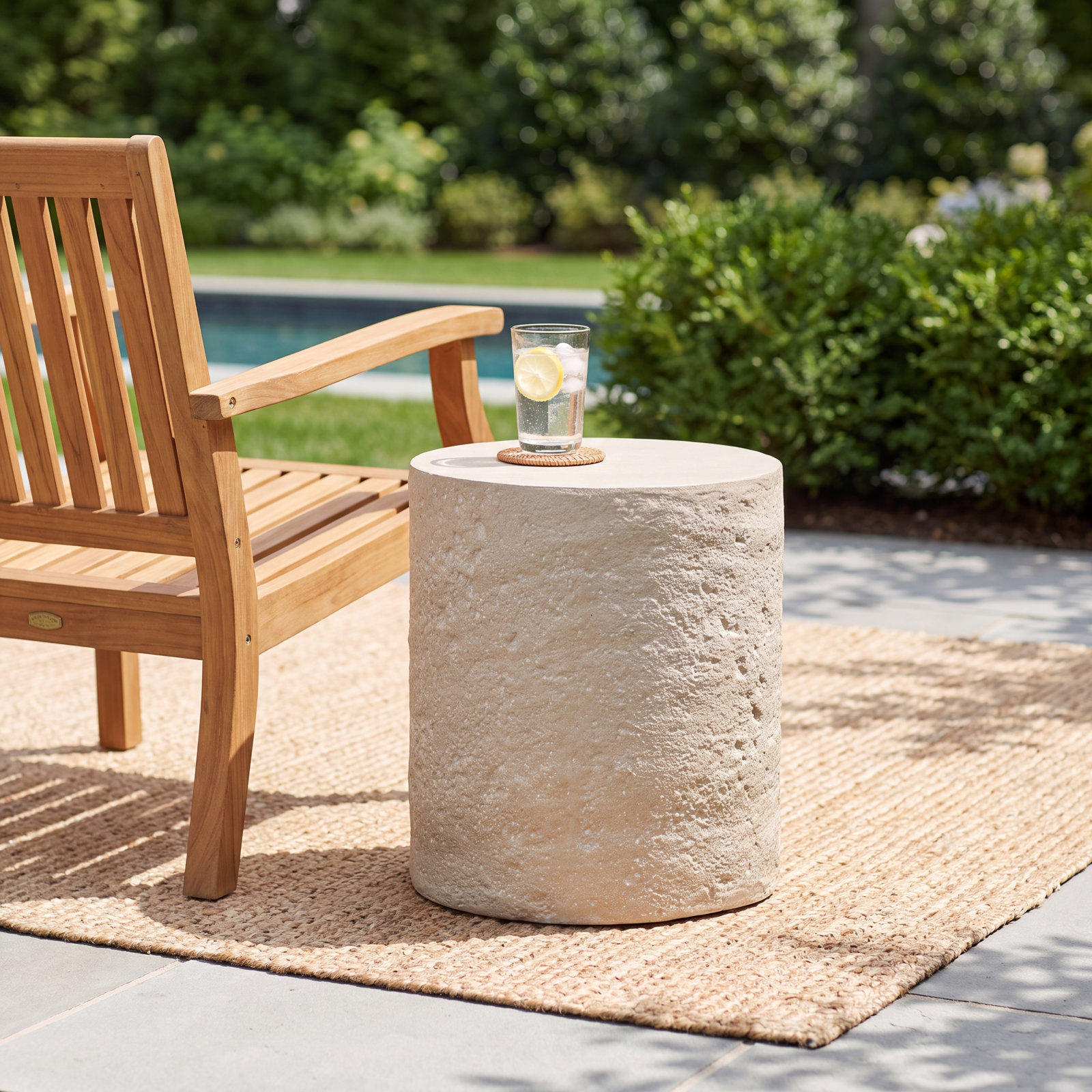 Ettis Outdoor End Table