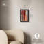 Art mural abstrait en plâtre brut par Art Remedy, cadre noir, 11 x 16-899728500-899728499