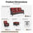 Wendye 6-Piece Outdoor Wicker Patio Set With Swivel Rockers, 3-Seater Sofa & Ottomans-213303821
