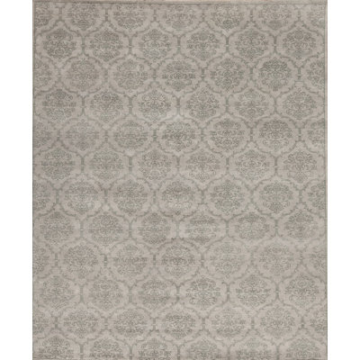 Ottoman Handmade Wool Floral and Geometric Area Rug