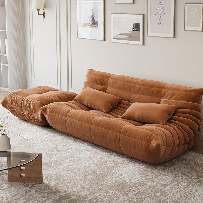 Fauteuil à billes avec repose-pieds et canapé-lit Boneless