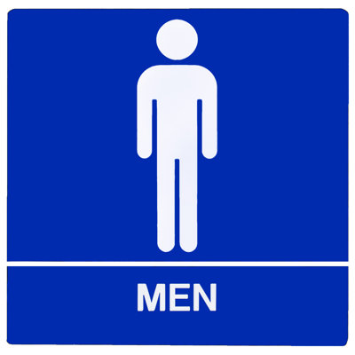 ADA Sign with Blue 