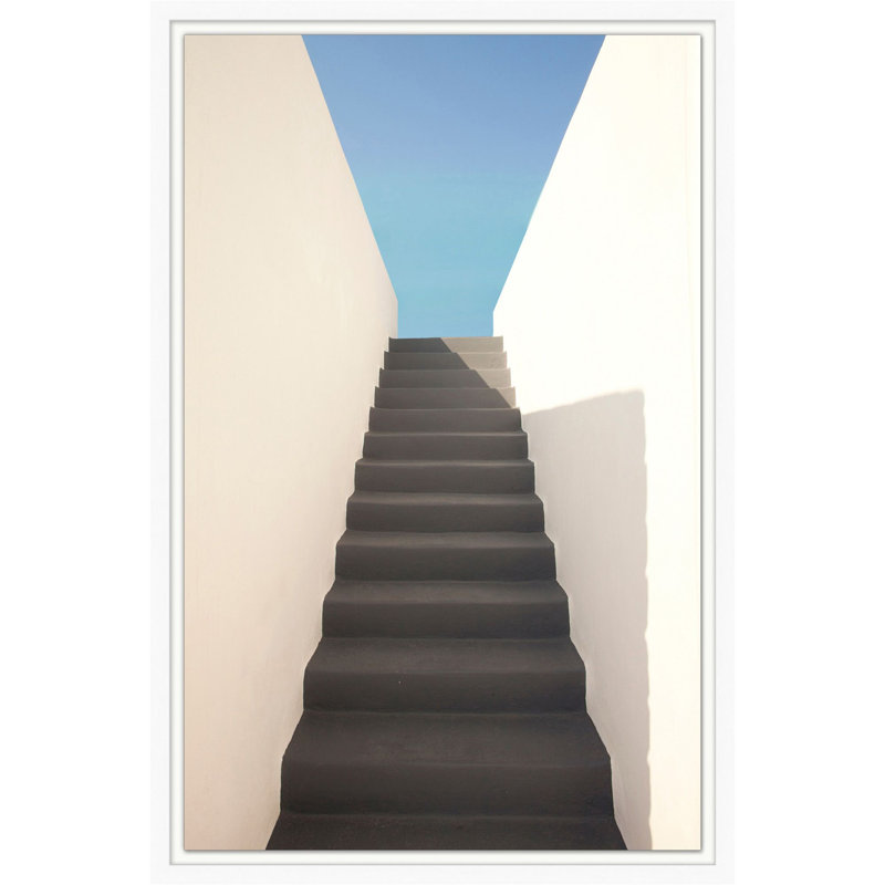 Colored Stairs 2 Print by Lillian August