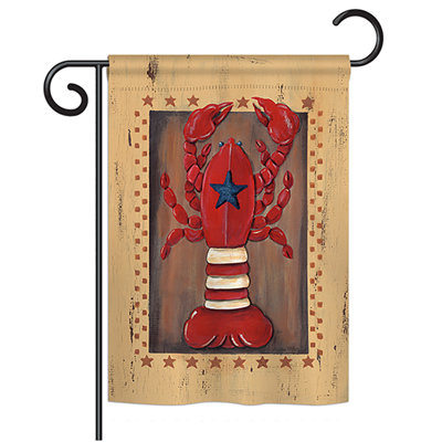 Drapeau de jardin côtier en polyester Kinsella