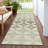 Machine Washable Indoor/Outdoor Lockway ACN2423 Geometric Rug-1084404648
