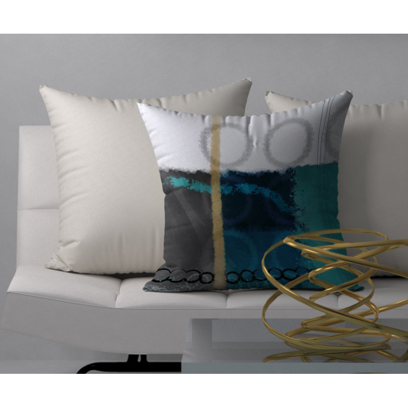Magnifique Coussin décoratif carré, 24 po x 24 po