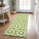 Washable Floral Indoor / Outdoor Rug
