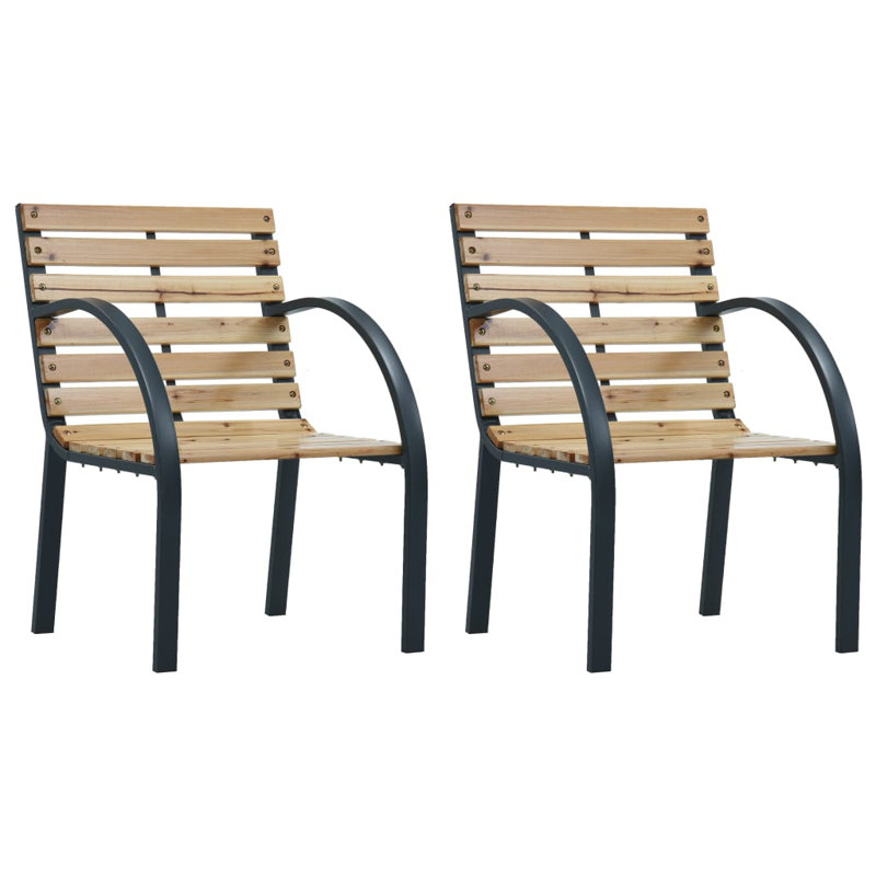 Chaise de patio Snowhill, Noir