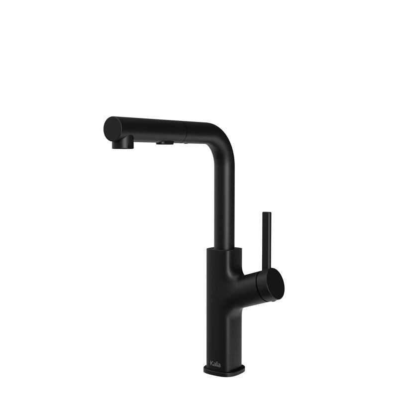 Kalia Masimo Surfer Pull Out Kitchen Faucet, Matte Black