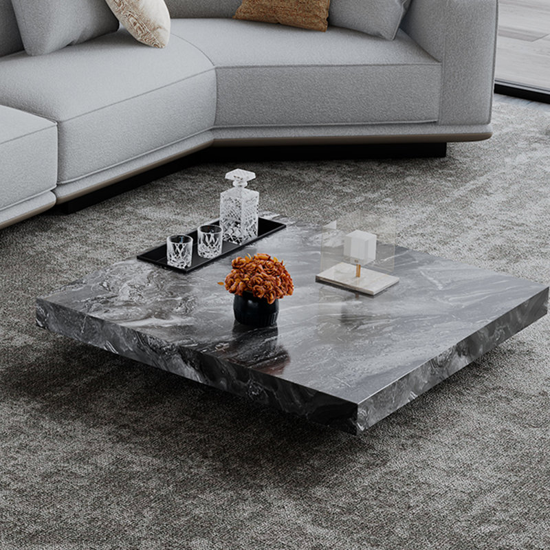 Table basse Light Luxury, H 11,41 po x L 39,37 po x l 39,37 po