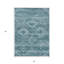 Tapis bleu sarcelle et turquoise 5 pi x 8 pi
