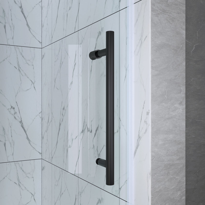 Opal Mirage MCOCOD 56"-60" W x 60" H Single Sliding Frameless Smooth Sliding Tub Door with 3/8" (10mm) Clear Glass