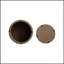 Ensemble de 2 tables basses gigognes, tables d'appoint rondes modernes en bois pour petits espaces et utilisation polyvalente dans le salon, la chambre et le bureau