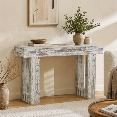 Meuble télé stable, console élégante, table d'appoint en bois