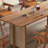 Rattan household dining table-110944881