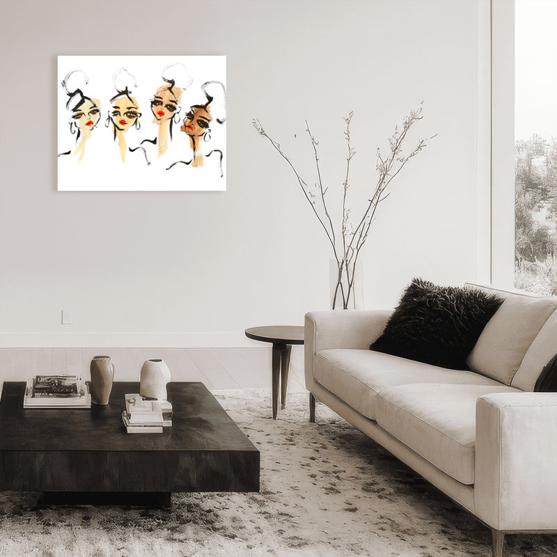 'Vogue' Framed Print Wall Art, 24" H x 30" W x 1.5" D, Wrapped Canvas, Does Not Apply