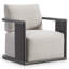 Andros Outdoor Teak Swivel Lounge Chair