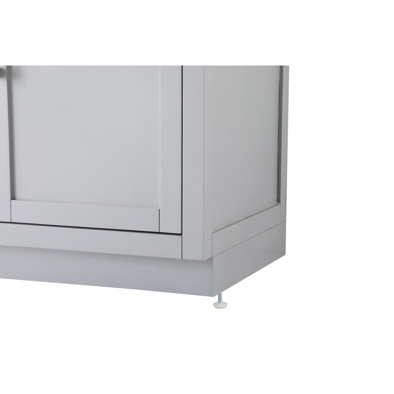Ahner 54 inch Double Bathroom Vanity, Gray