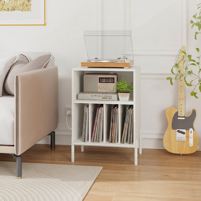 78 cm H Media Shelves, White